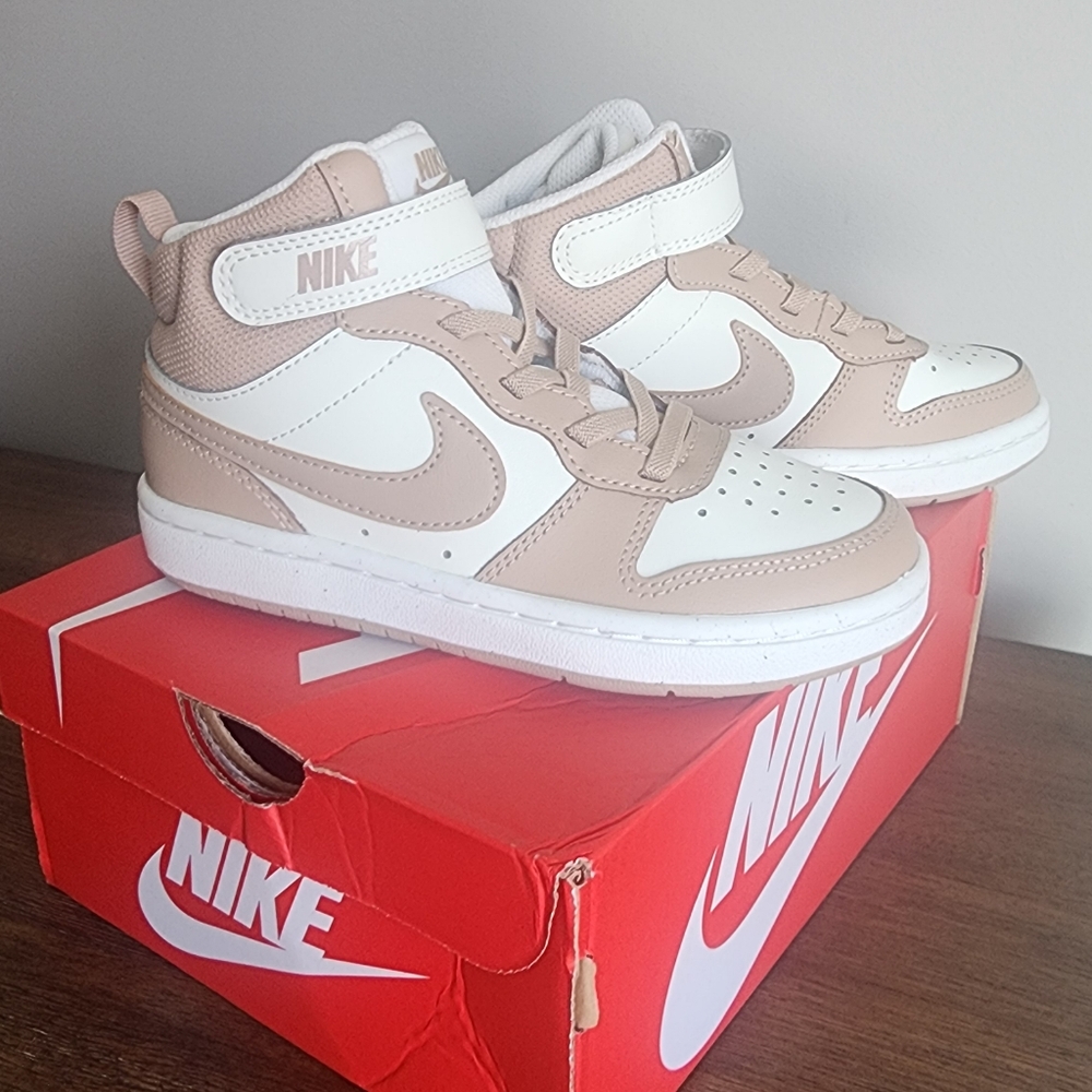 Court Borough Mid 2 High Top Sneaker Pale Ivory